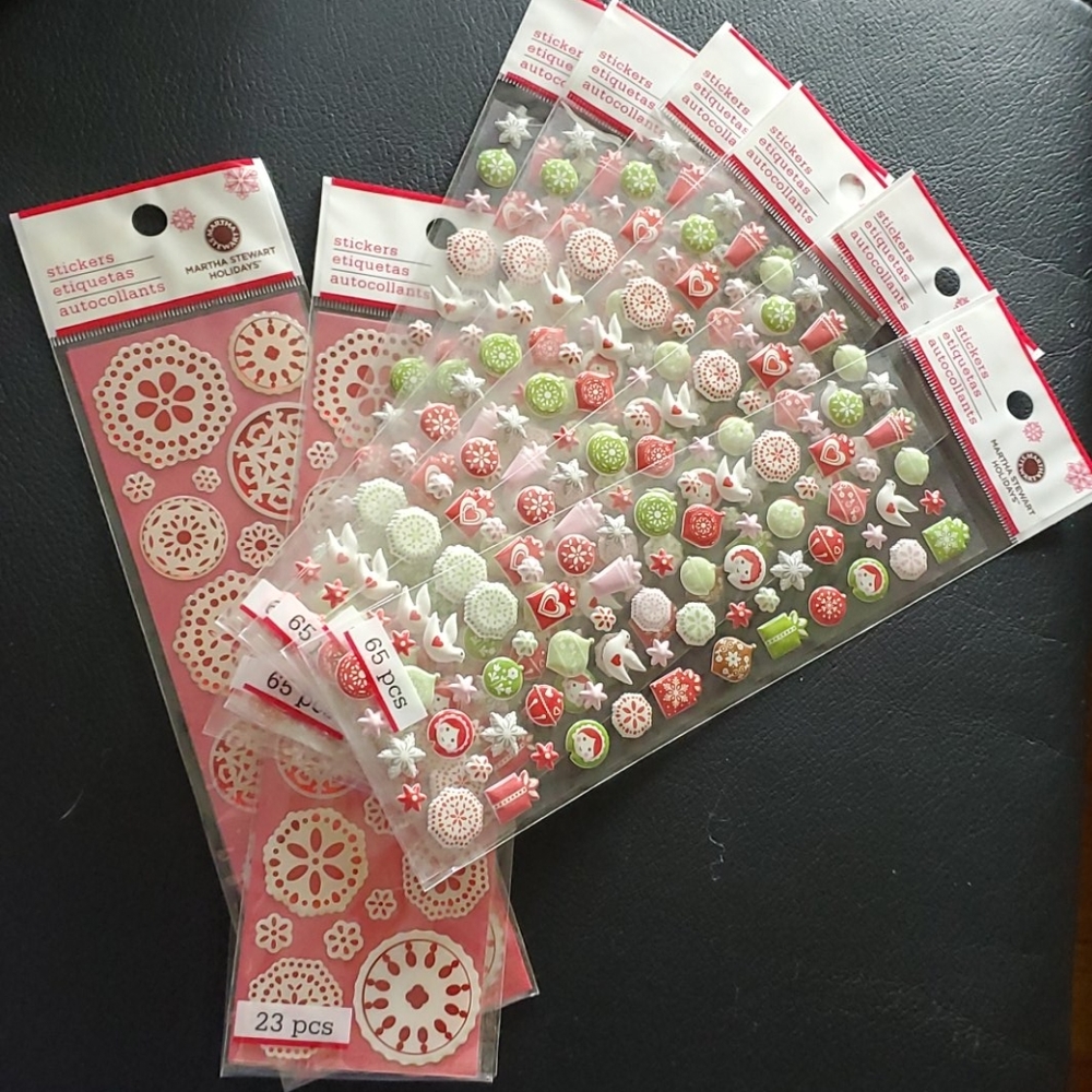 Martha Stewart Holiday stickers